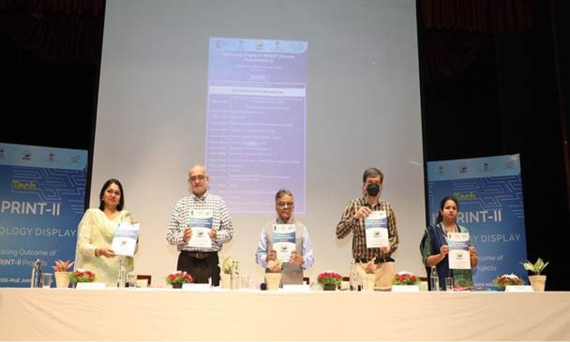 Exhibition on outcomes of IMPRINT II projects held at IIT Delhi