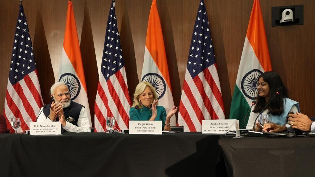 IIT Delhi Research Scholar Anchal Sharma Presents her Research Before the Indian Prime Minister and US First Lady at NSF